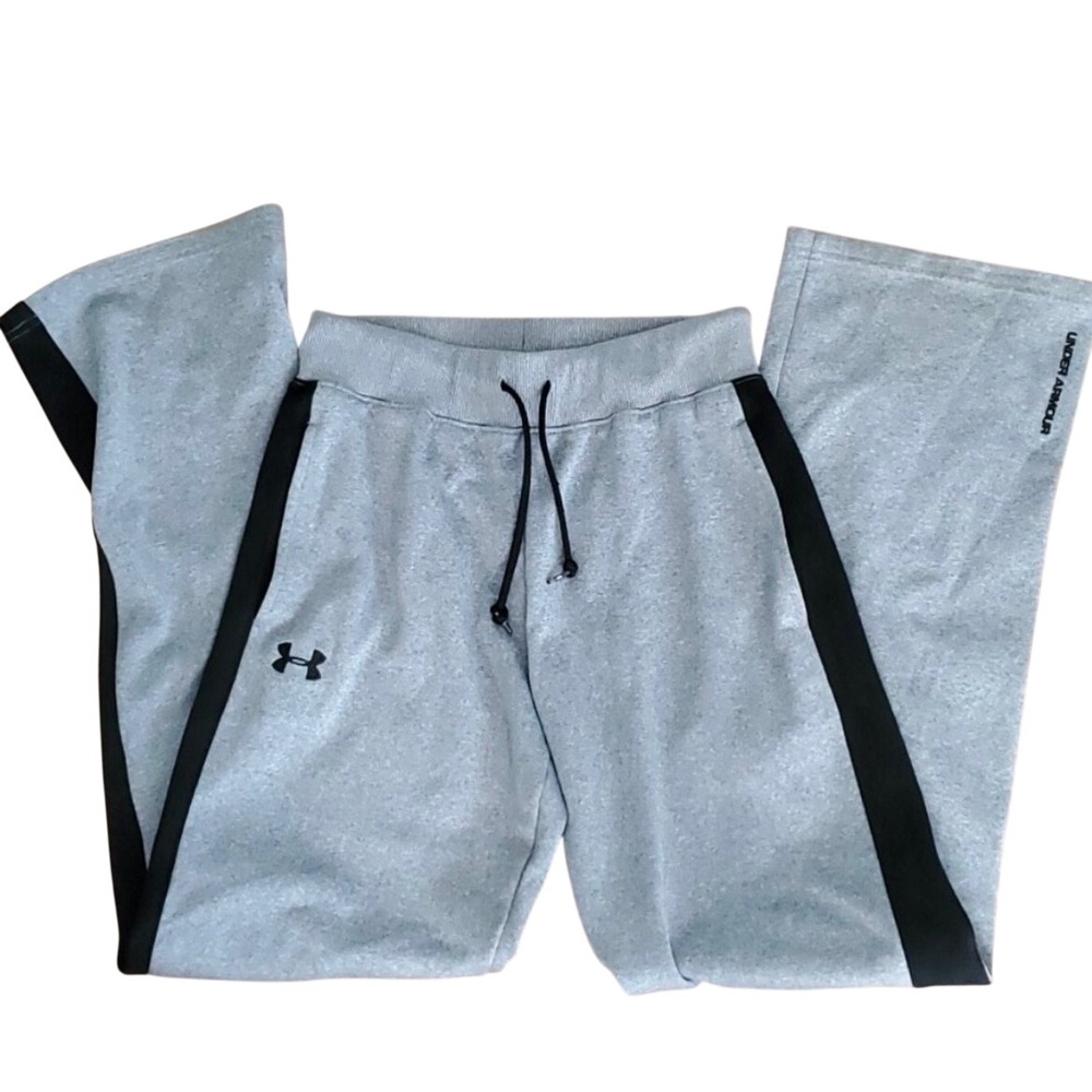 Under Armour Gray‎ Sweatpants Women XS Side Stripe Athletic Joggers